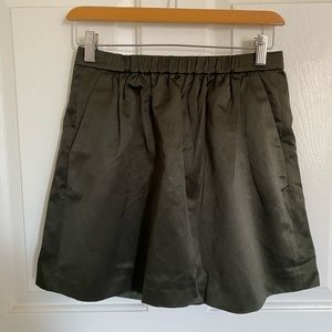 Madewell satin skirt